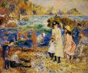 Pierre Auguste Renoir Enfants au bord de la mer a Guernsey Sweden oil painting artist